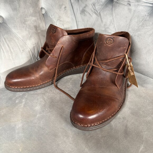 Børn Leather Chukka Boots Brown Soft Footbed Casual Comfort – Men’s‎ 11.5M main image 9